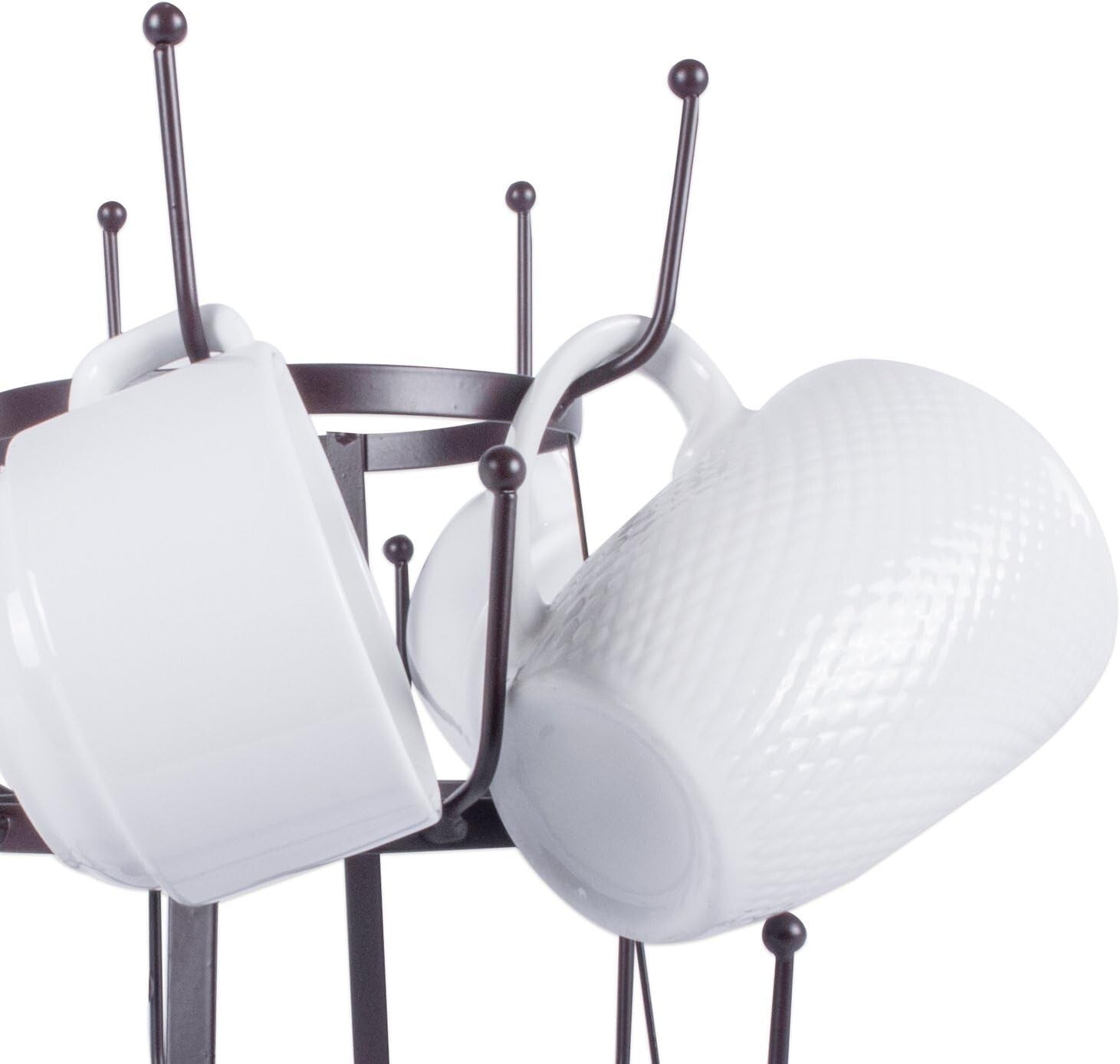 Elegant 3-Tier Mug Holder in Rustic Bronze – Perfect for Coffee & Tea Lovers