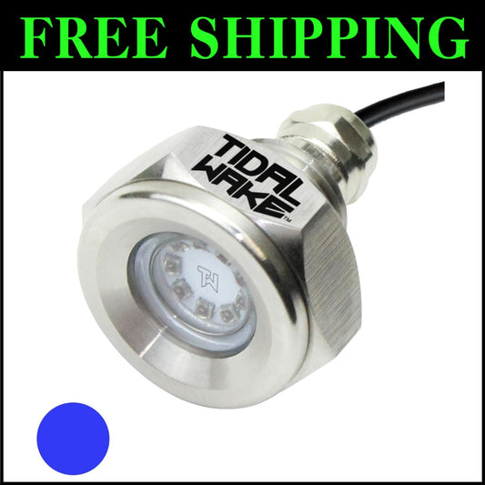 Ultra Bright 1800 Lumen LED Boat Drain Plug Light - Quick Connect & Waterproof