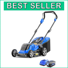 Load image into Gallery viewer, Lightweight 40V Electric Lawn Mower with Quick Fold Design &amp; 4.0Ah Battery