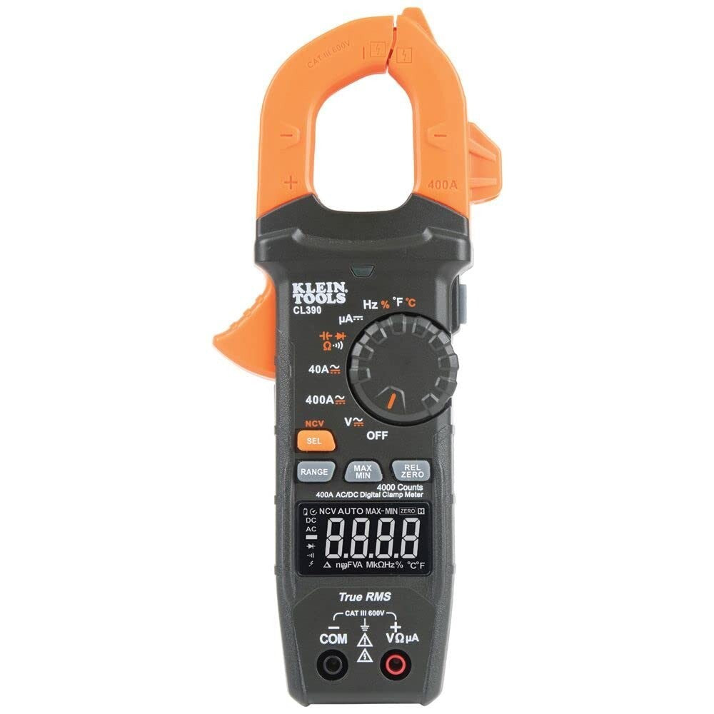 Versatile AC/DC Digital Clamp Meter with Auto-Ranging and True RMS Technology