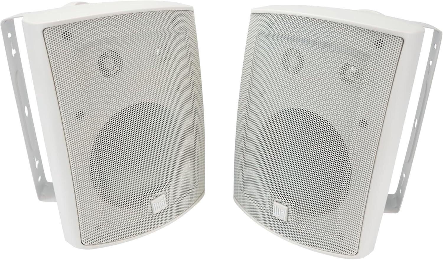 Durable 5.25” 3-Way Speakers for Indoor & Outdoor Use - Elegant White Finish