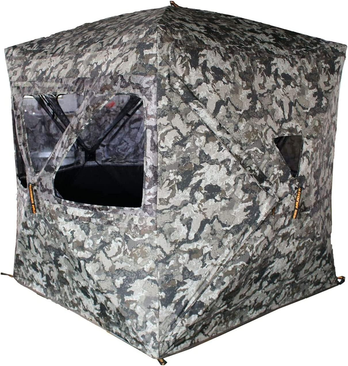 Outdoors 3-Person Heavy-Duty Water Resistant Ground Blind with Shadow Mesh Wi...