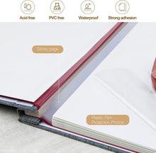 Load image into Gallery viewer, Chic Gray Linen Photo Album 13.2x12.8 Inches – Ideal for Gifting &amp; Scrapbooking
