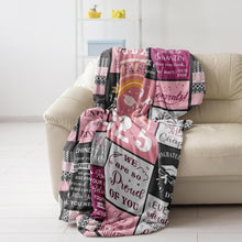 Load image into Gallery viewer, Machine Washable Flannel Graduation Blankets - Perfect Gift for Class of 2025