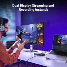 Load image into Gallery viewer, 4K Video Capture Card - 1080P 60FPS USB/Type-C HDMI for Gaming &amp; Streaming