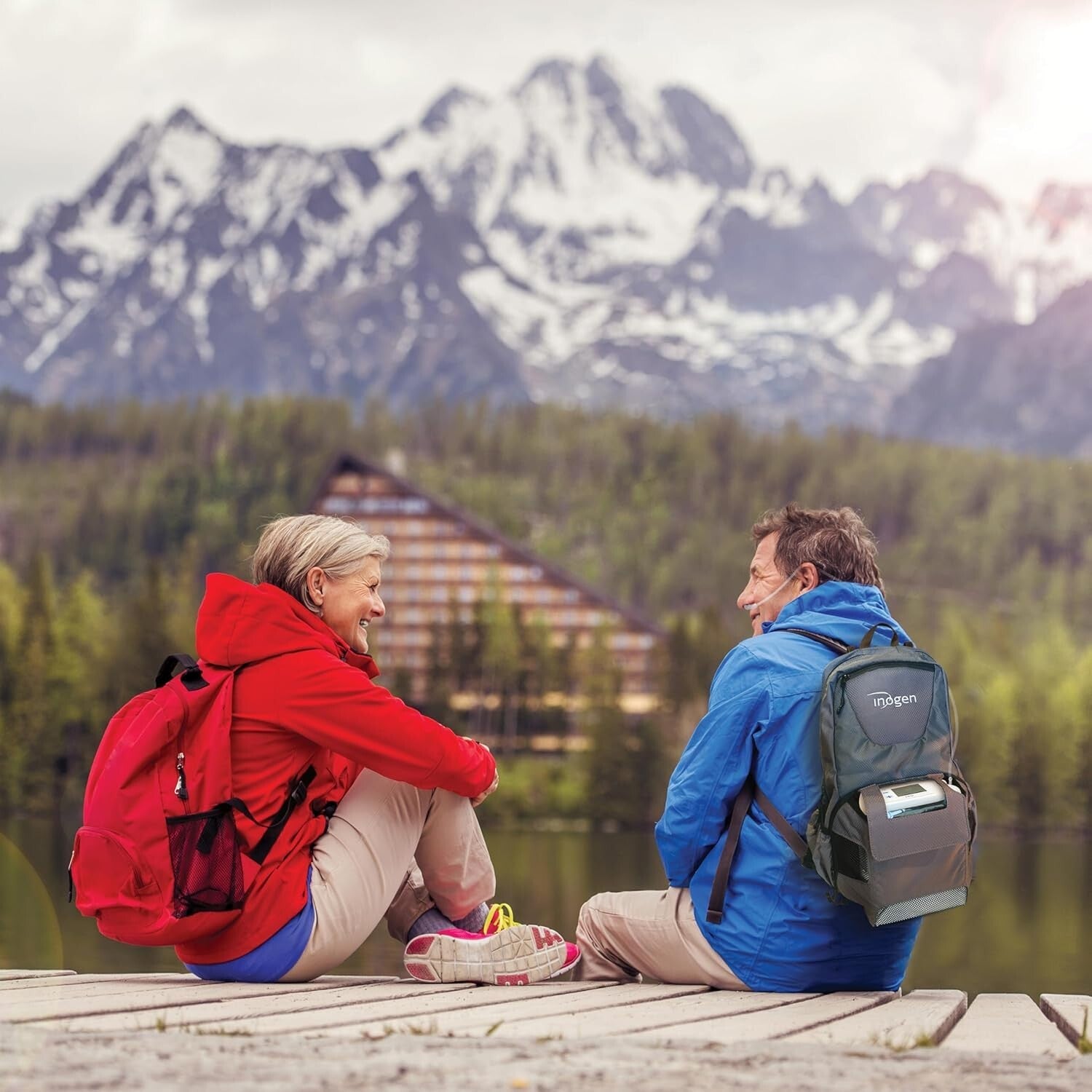 Rechargeable Extended Battery for Oxygen Therapy - 12 Hours Life at 2.18 lbs