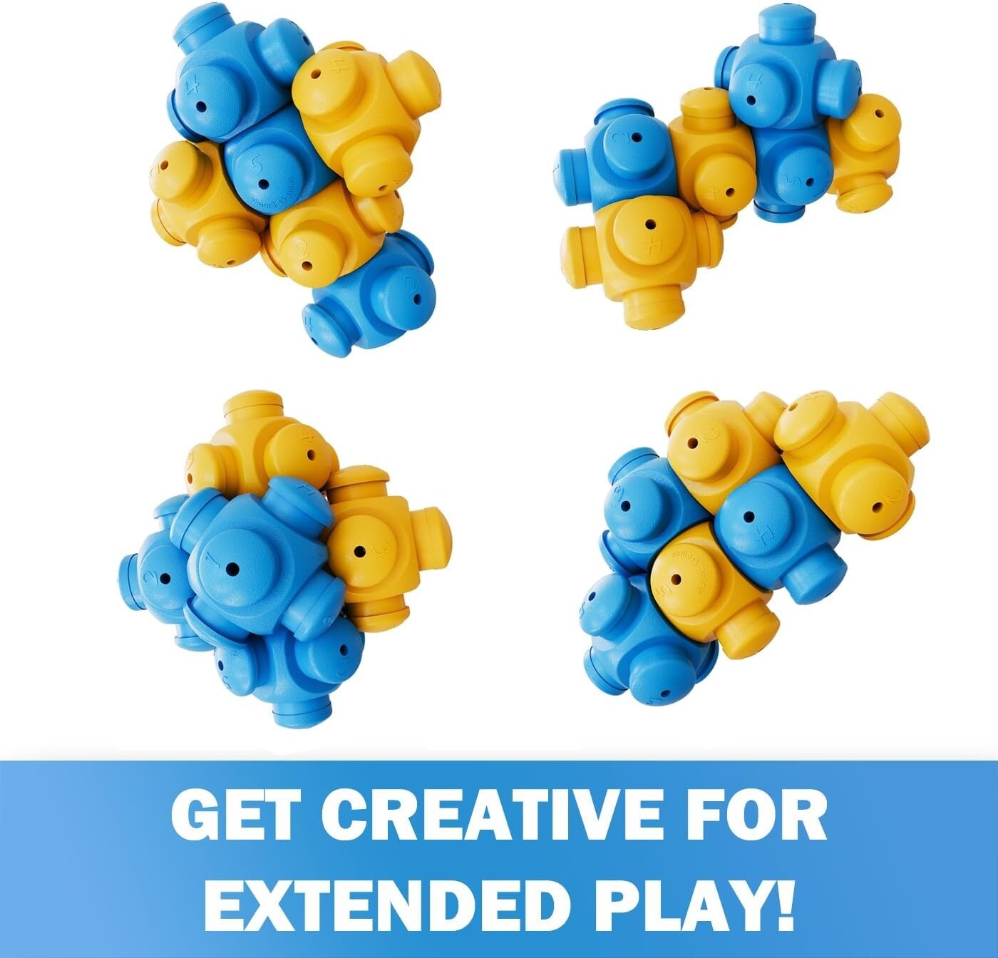 6-Piece Advanced Puzzle Treat Games for Busy Dogs - Brain-Stimulating Fun