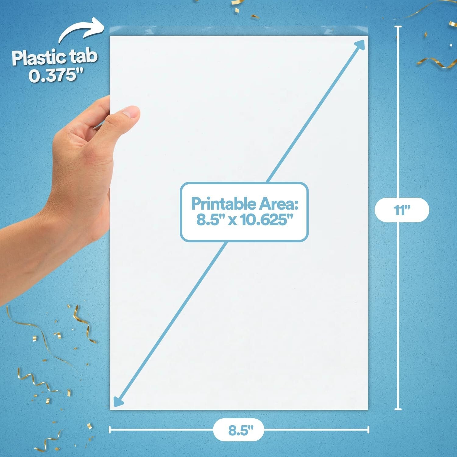 48 Count Kosher Certified Frosting Sheets - Vegan & Gluten-Free Icing Paper