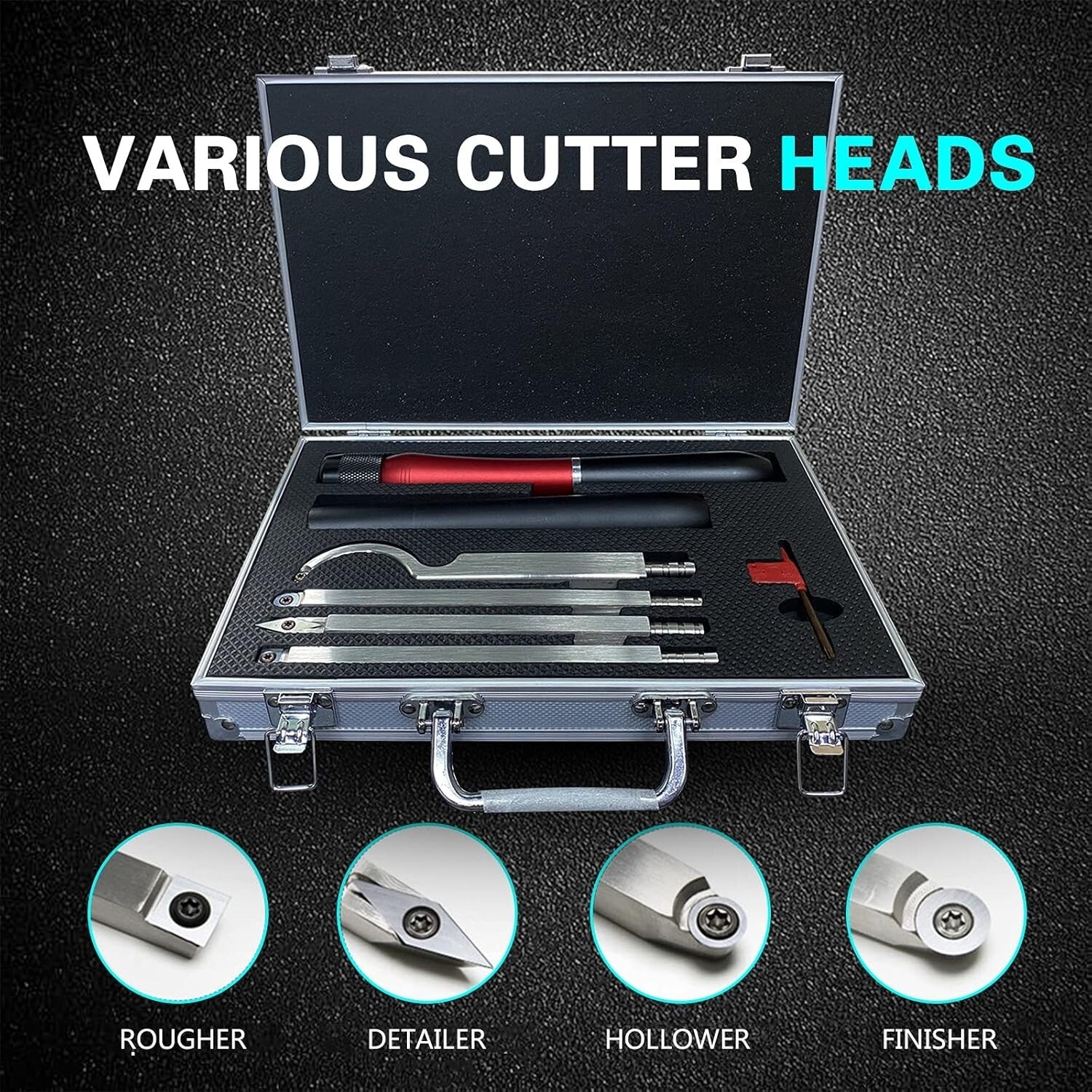 Professional Tungsten Carbide Lathe Tools with Quick Replacement System