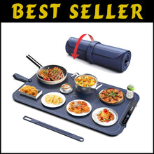Load image into Gallery viewer, Silicone Electric Warming Tray with 7 Temp Settings - 27.55'' Food Warming Mat