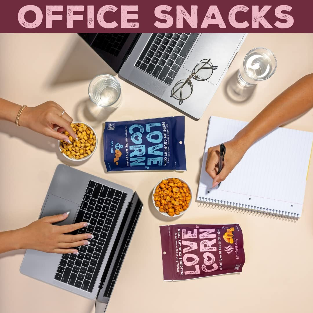 Delicious 1.6oz Crunchy Corn Snack - 10 Bags of Gluten-Free, Non-GMO Goodness