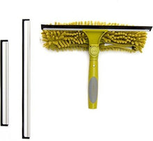 Load image into Gallery viewer, High Reach Extendable Pole 5-12 Ft with Window Squeegee &amp; Chenille Scrubber
