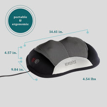 Load image into Gallery viewer, Portable Shiatsu Back and Neck Massager with Heat - Lightweight &amp; Versatile
