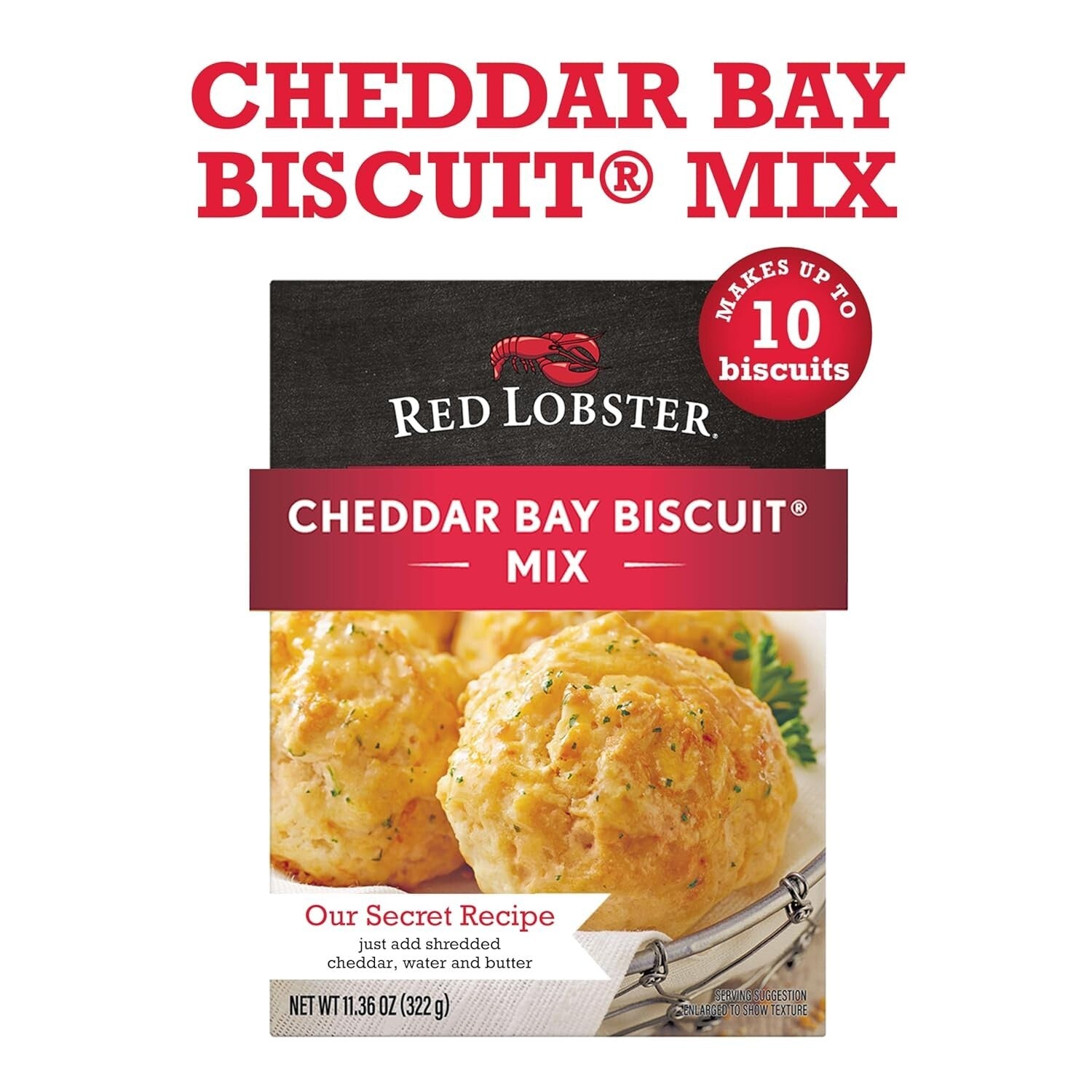 Easy Cheddar Bay Biscuit Mix - Pack of 12, Includes Garlic Herb Butter Seasoning