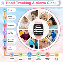 Load image into Gallery viewer, 4G Kids Smartwatch with SOS, Games &amp; Parental Control - Perfect Gift in Pink
