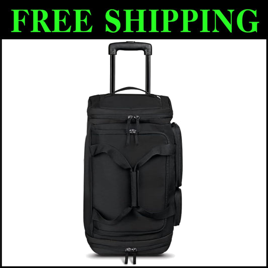 Compact 22 Inch Wheeled Duffle Bag - Lightweight Design for Modern Travelers