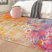 Load image into Gallery viewer, Colorful Soft Low Pile 5' X 7' Area Rug for Living Room &amp; Bedroom - Machine Wash