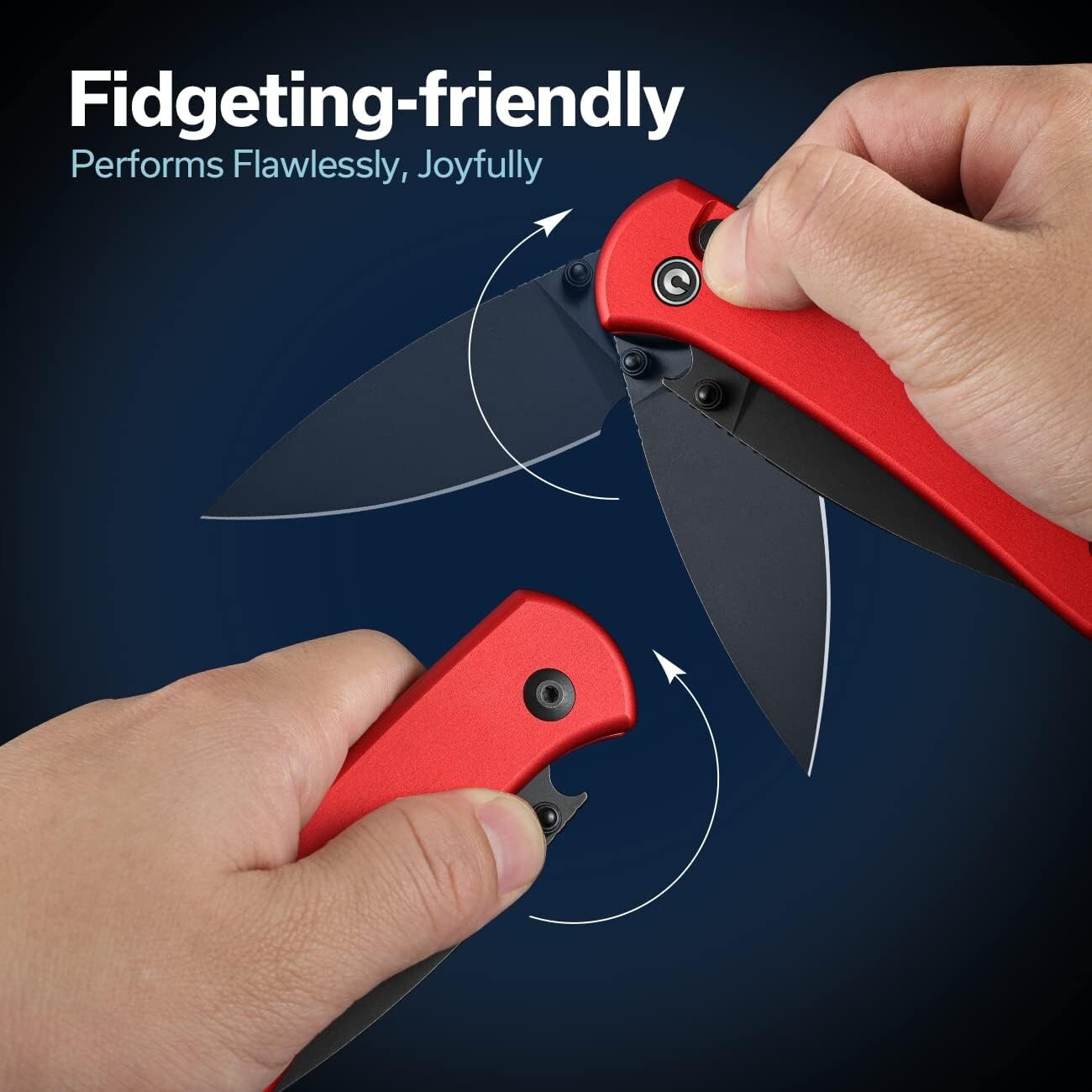 14C28N Blade Folding Knife with Deep-Carry Clip - Perfect Gift for Enthusiasts