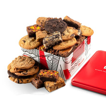 Load image into Gallery viewer, Gourmet Cookie &amp; Brownie Gift Basket - 12 Cookies &amp; 10 Brownies, Perfect for ...