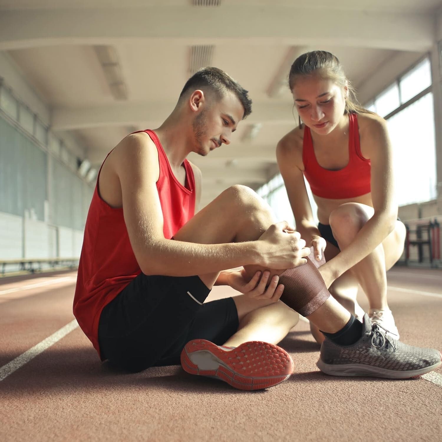 48 Pack Self-Adhesive Sports Bandage Wraps - 3” x 5 Yards, Breathable & Elastic