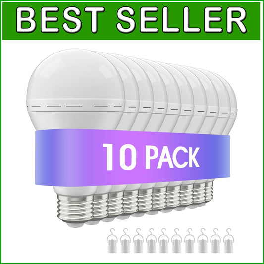 Energy-Efficient Emergency LED Light Bulbs with Adjustable Settings - E27 Base