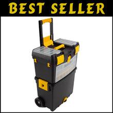 Load image into Gallery viewer, Heavy-Duty Portable Tool Chest with Wheels and Removable Top for Easy Access