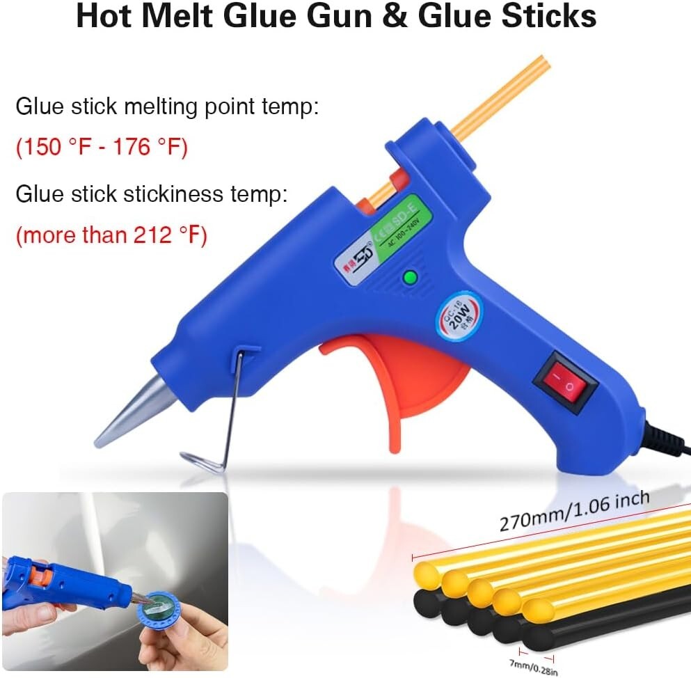 Adjustable Golden Car Dent Puller Kit - Paintless Repair Solution for All Dings