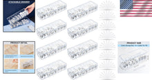 Load image into Gallery viewer, 8 Pcs Clear Cable Organizer Box with 80 Wire Ties - Tidy Desk Solution