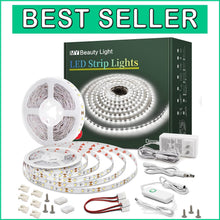 Load image into Gallery viewer, Bright 24V Dimmable LED Strip Lights 65.6ft - Color Changing for Home Ambiance