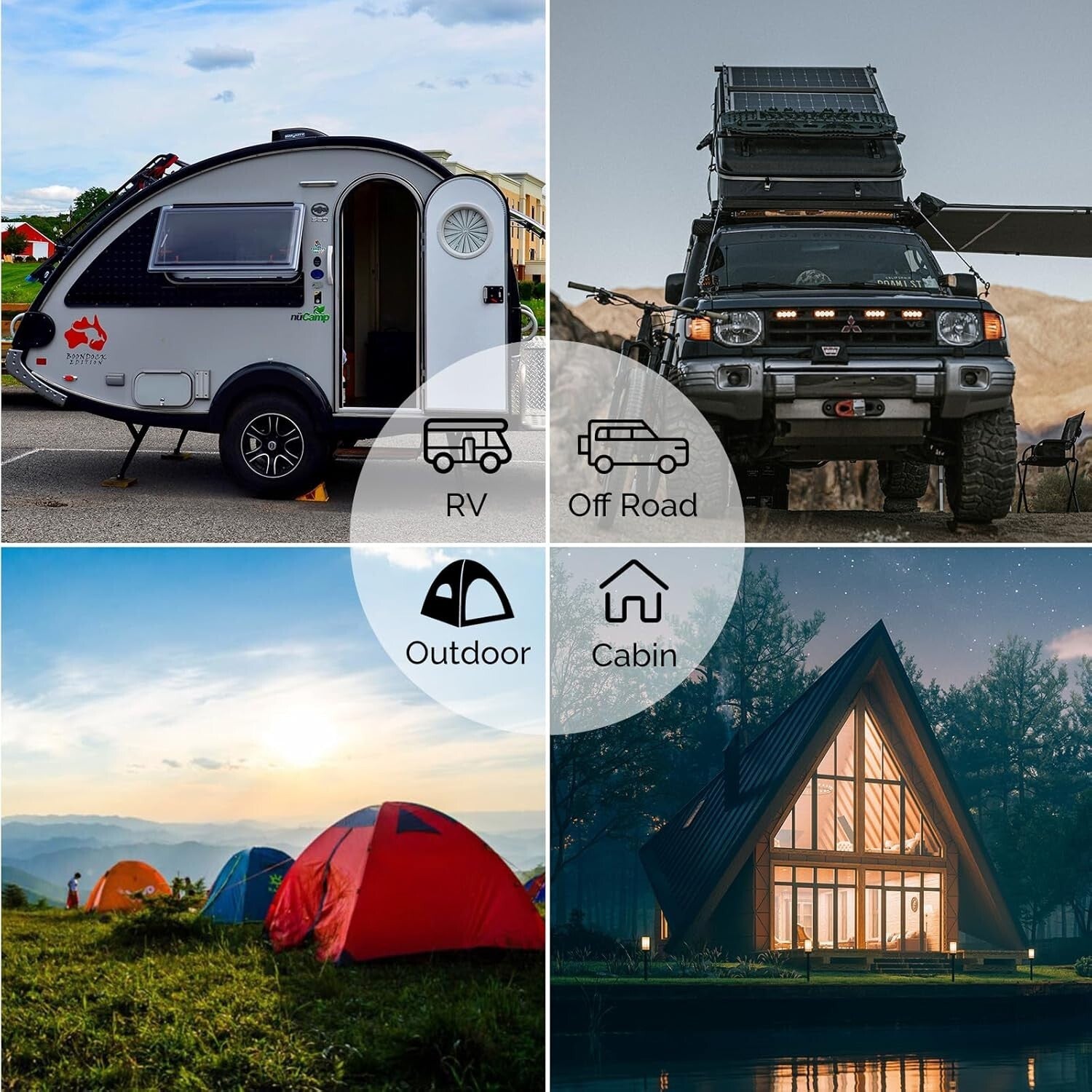 Waterproof 100W Solar Suitcase with 20A Controller - Ideal for Camping Trips