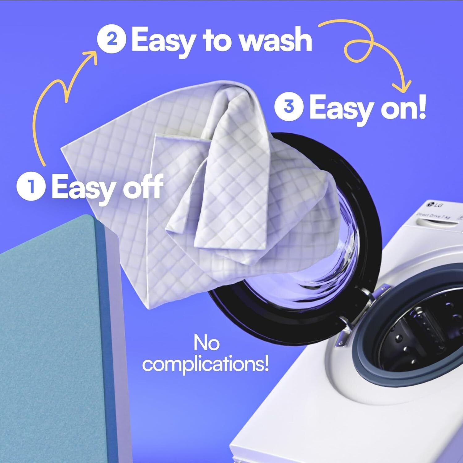 CertiPUR-Certified 38x26 Pack & Play Mattress with Removable Washable Cover