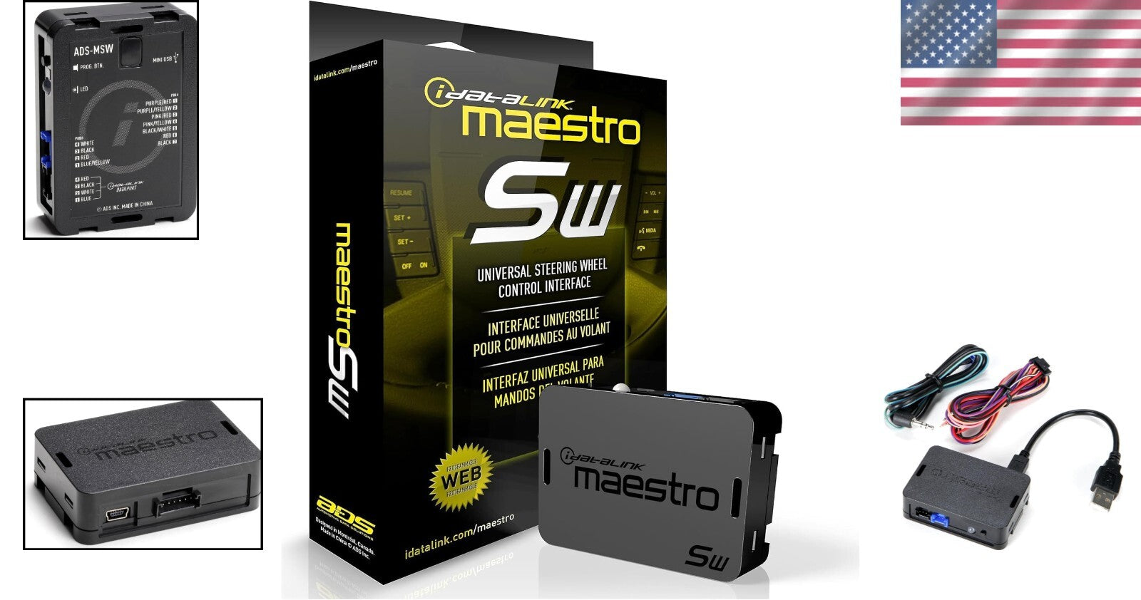 ADS-MSW Analog Steering Wheel Interface - Enhance Your Car Audio Experience