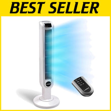 Load image into Gallery viewer, Portable 36" Oscillating Tower Fan with Timer - Ideal for Bedroom &amp; Home Office