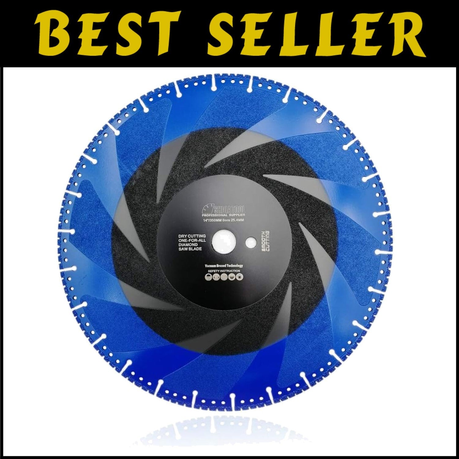 Durable 14 Inch Diamond Blade with Abrasive Coating for Long-Lasting Performance