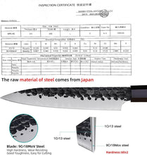 Load image into Gallery viewer, Ergonomic 5" Kitchen Utility Knife - Precision Paring with Rosewood Handle