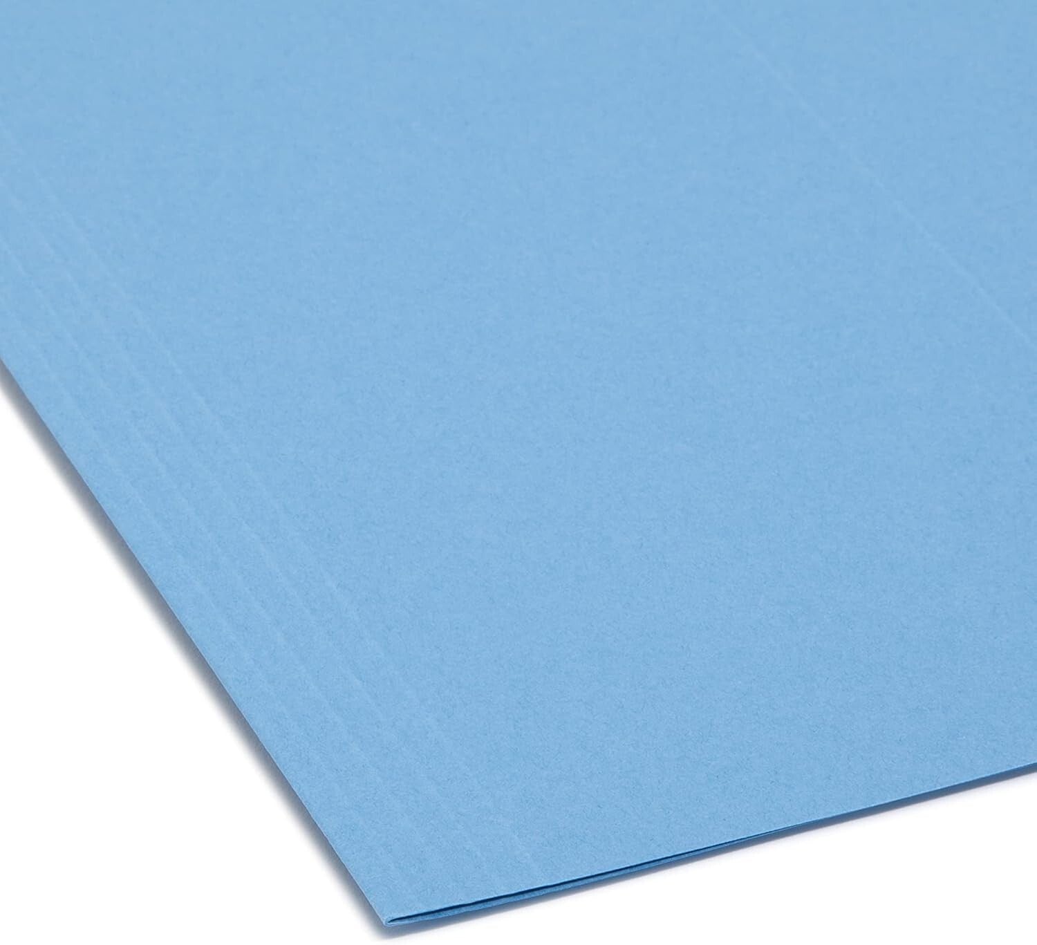 FasTab 200 Count Blue Hanging File Folders - Easy Labeling & Access, Letter Size