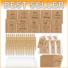 Load image into Gallery viewer, Inspirational Bible Verse Set: 200-Pcs Journals, Pens &amp; Gifts for All Occasions