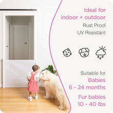 Load image into Gallery viewer, Retractable Baby Gate 33" Tall x 55" Wide - Indoor &amp; Outdoor Safety Solution