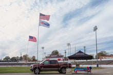Load image into Gallery viewer, Collapsible Tailgate Flagpole Kit with Durable Tire Mount &amp; Protective Bumper