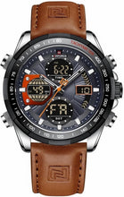 Load image into Gallery viewer, Luxury Men's Military Watch - Stylish, Water-Resistant &amp; Dual Display Function