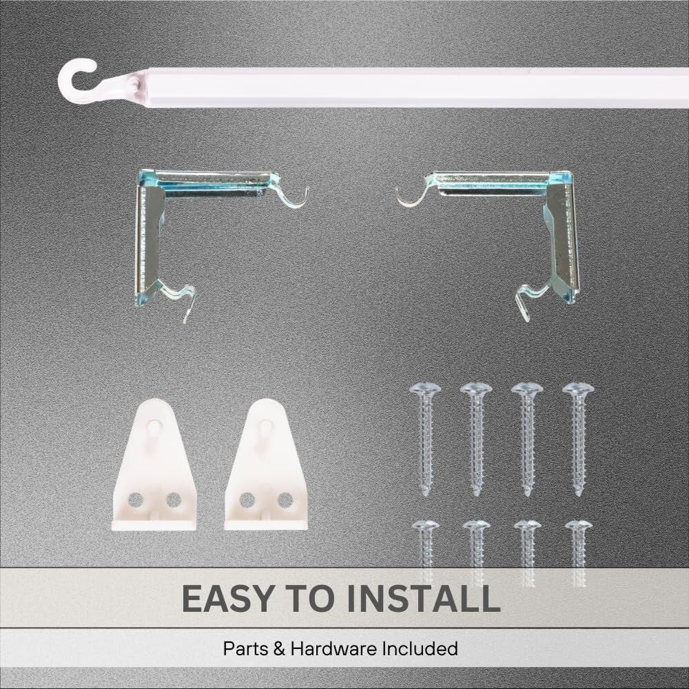 Child-Safe 36" x 54" Cordless Aluminum Mini Blinds - Room Darkening Solution