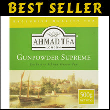 Load image into Gallery viewer, Premium Loose Leaf Gunpowder Green Tea - 12 x 500g Pack, Naturally Caffeinated