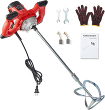 Load image into Gallery viewer, 2300W Portable Electric Cement Mixer with 6 Speed Settings for Versatile Mixing
