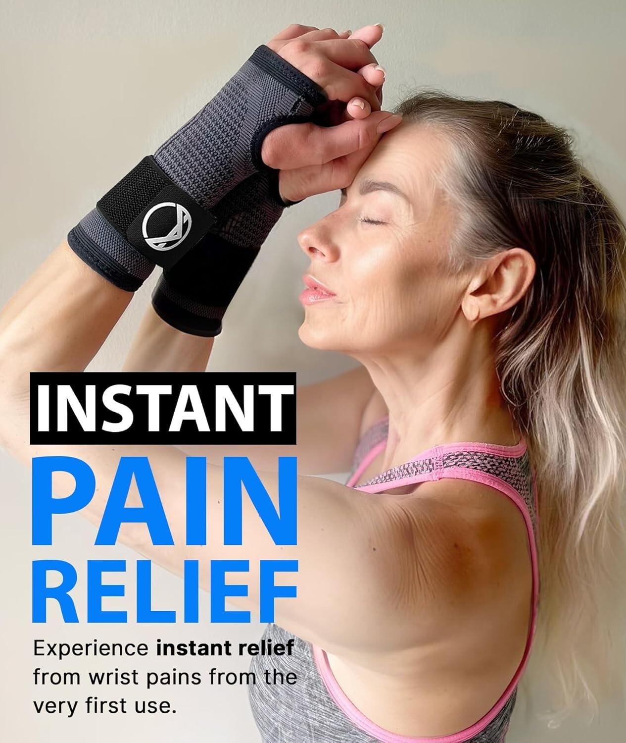 Adjustable Wrist Brace for Carpal Tunnel - Breathable & Pain-Relieving Design