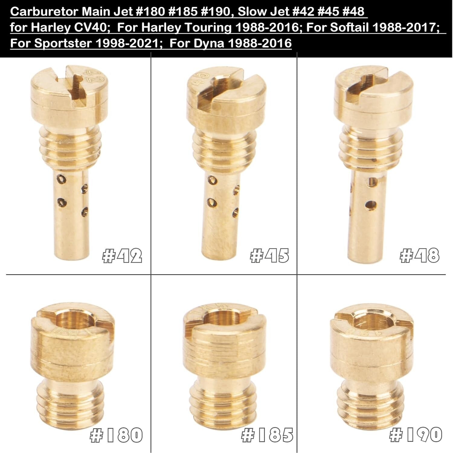 CV40 Carburetor for Harley Davidson 883 XL883 1200 - Durable Aluminum Upgrade