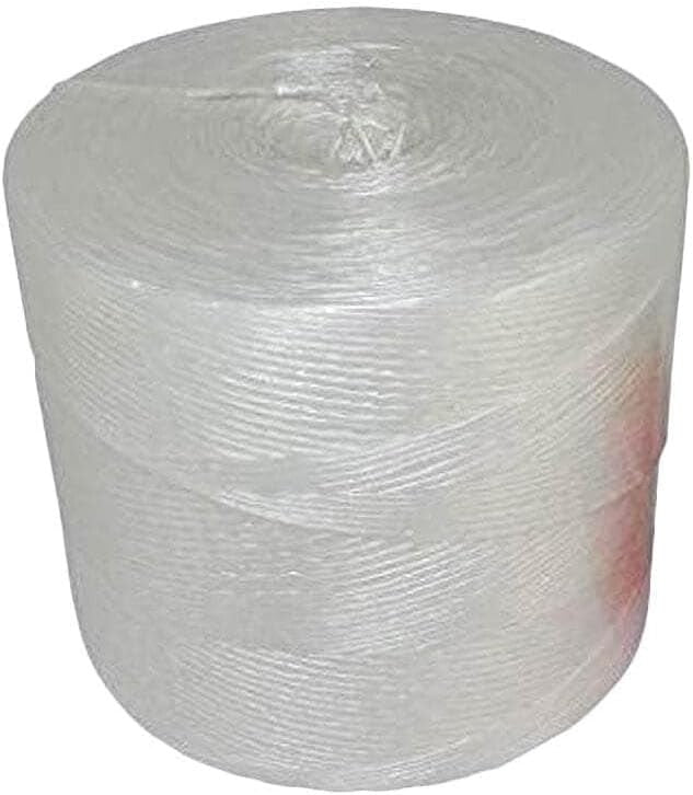 156 lb Polypropylene Tying Twine - Durable Bundling Twine 6300 Ft in White