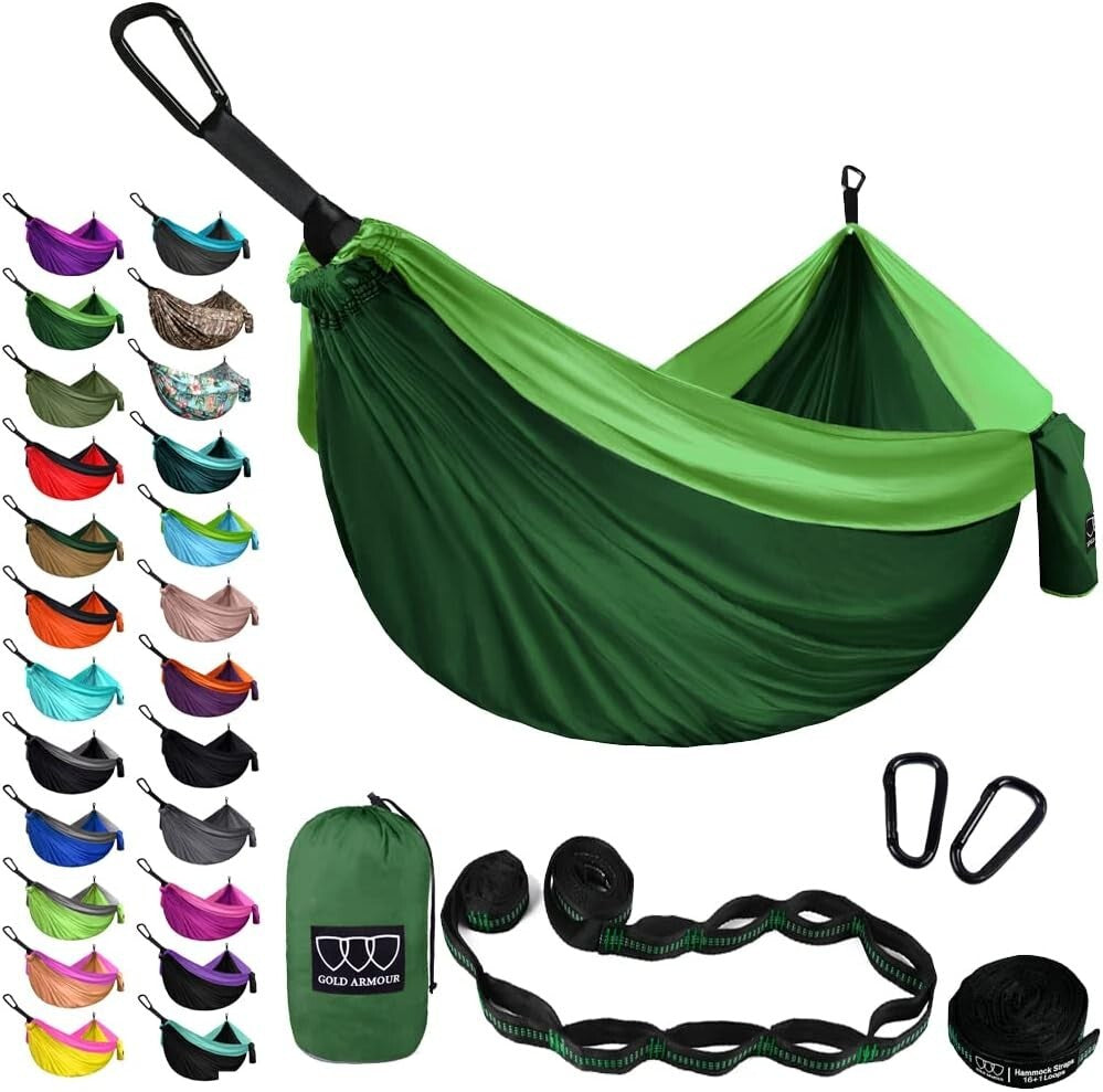 Extra Large Double Hammock - Ultimate Comfort & Durability for Outdoor Lovers