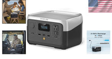 Load image into Gallery viewer, RIVER 2 Power Station - 1 Hour Fast AC Recharge, 600W Light &amp; Portable Option