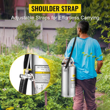 Load image into Gallery viewer, Versatile 2 Gallon Handheld Sprayer with Safety Valve &amp; Adjustable Brass Nozzle