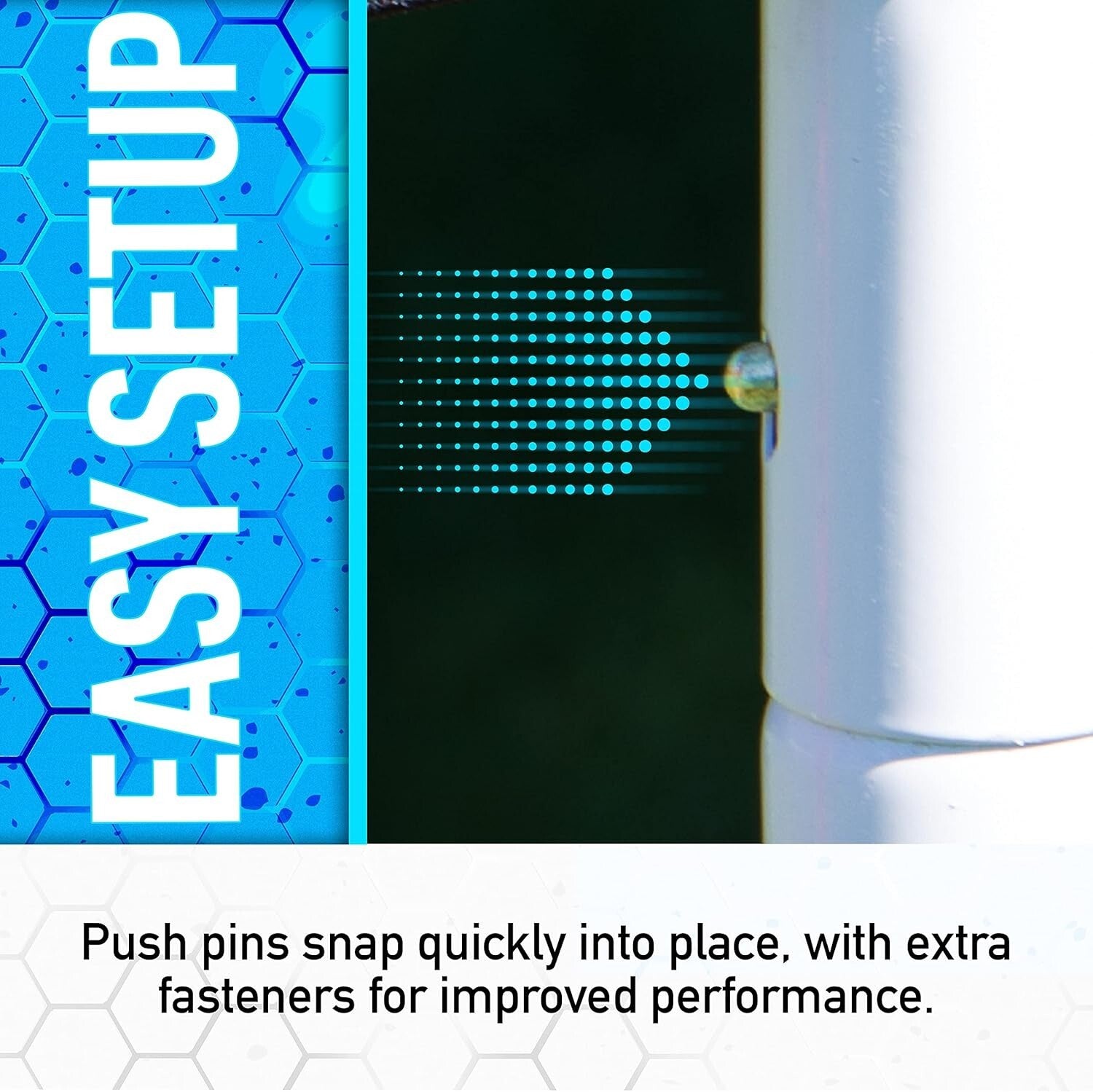 Backyard Adjustable Soccer Rebounder - Reliable 6' x 4' Net for All-Weather